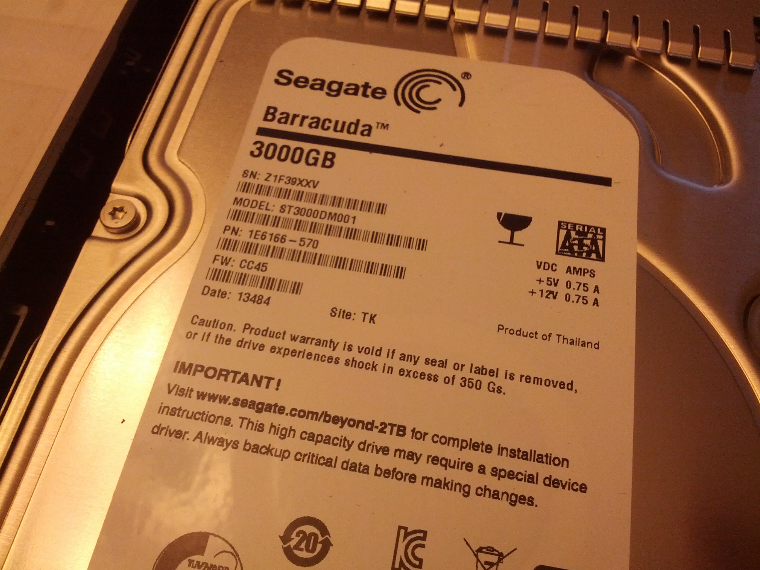 Seagate Expansion Desktop Drive Disassembly