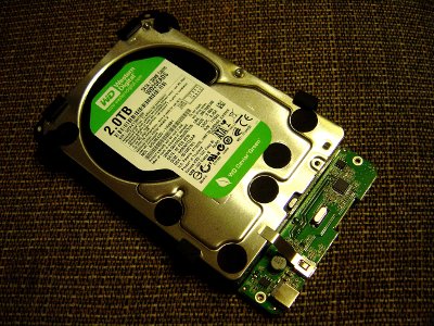 Digital Elements External Hard Drive Disassembly